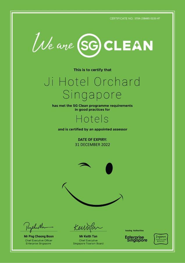 Ji Hotel Orchard Singapur Dış mekan fotoğraf